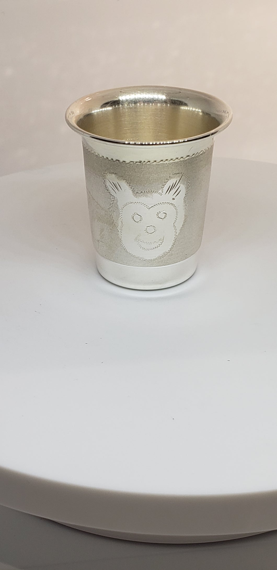 Kids Silver Glass