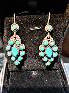 Lapis Lazuli Teardrop Earrings Handcrafted