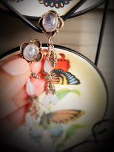 Load image into Gallery viewer, Genuine Silver and Natural Moonstone Gemstones. Vintage Earrings Gemstone Earrings