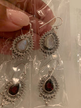 Load image into Gallery viewer, Real Gemstones and 925 Genuine Silver Danglers For Daily Wear