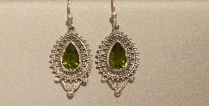 Real Gemstones and 925 Genuine Silver Danglers For Daily Wear
