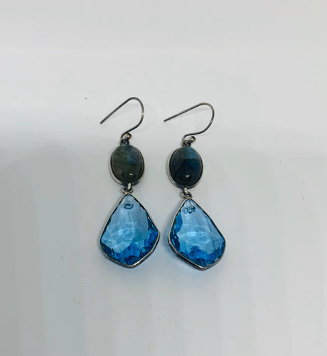 925 Silver and Swarovski Danglers For Special Occasion!