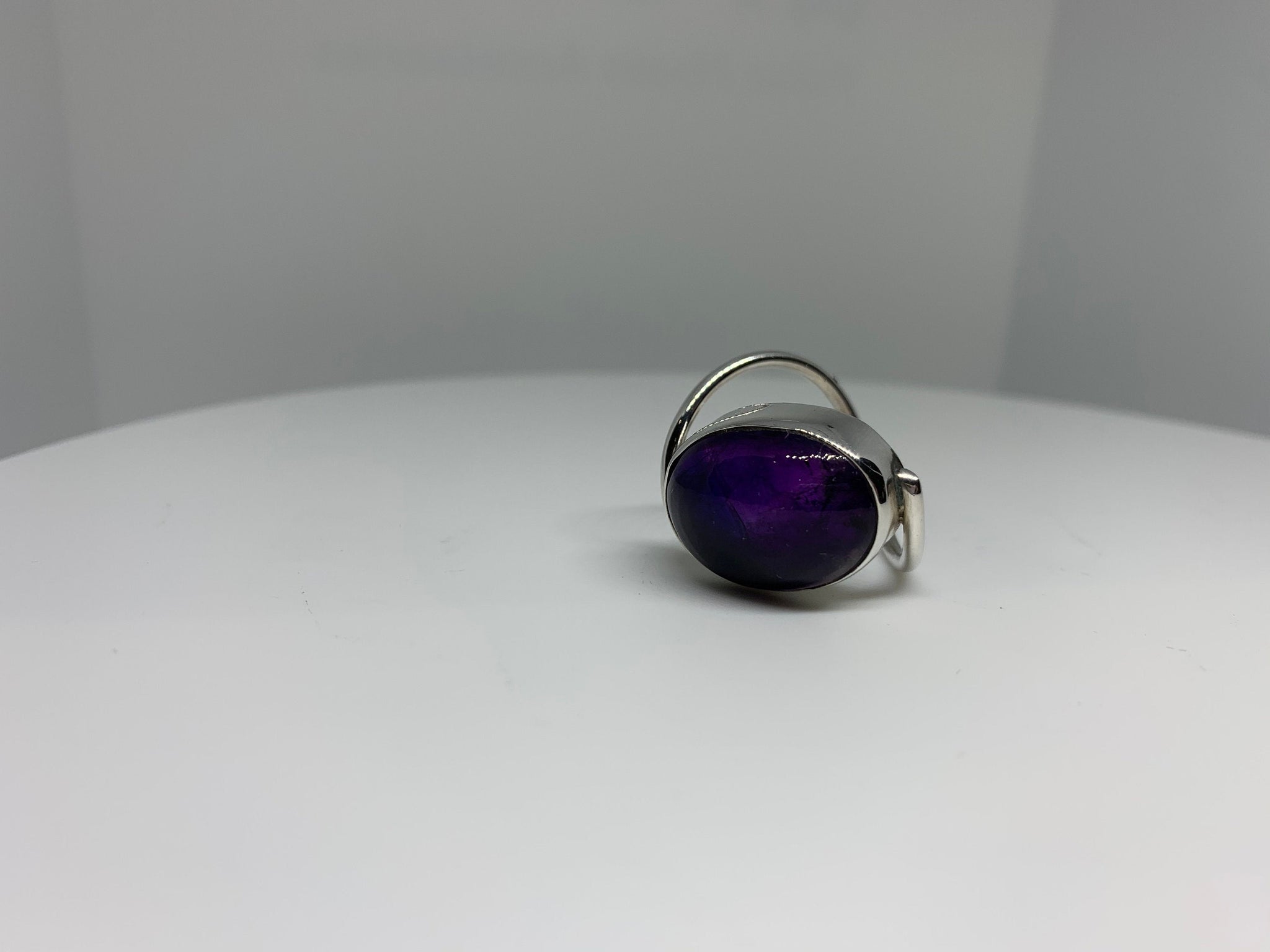 Deep Purple Dichroic Bling Ring | Gorilla Glass – Tulsa Body Jewelry