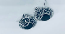 Load image into Gallery viewer, Natural MAROON GARNET Earrings in 925 Sterling Silver