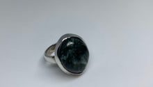 Load image into Gallery viewer, Kambaba Jasper Caret Oval Ring In Art Décor Sterling Silver Setting, Unique Rare Gemstone Ring Gift Ideas