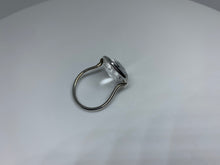 Load image into Gallery viewer, Clear Crystal Quartz Ring In Art Décor Sterling Silver Setting, Unique Rare Gemstone Ring Gift Ideas