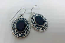 Load image into Gallery viewer, Natural MAROON GARNET Earrings in 925 Sterling Silver