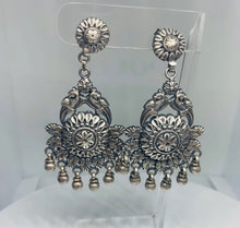 Load image into Gallery viewer, Bohemian Style 925 Silver Designer Danglers, Newest Collection, Contemporary Classical Mix Earrings, Perfect For Gifting.