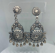 Load image into Gallery viewer, Bohemian Style 925 Silver Designer Danglers, Newest Collection, Contemporary Classical Mix Earrings, Perfect For Gifting.