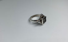 Load image into Gallery viewer, Rose Quartz Ring In Art Décor Sterling Silver Setting, Unique Rare Gemstone Ring Gift Ideas