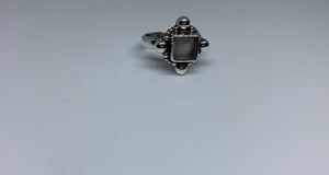 Rose Quartz Ring In Art Décor Sterling Silver Setting, Unique Rare Gemstone Ring Gift Ideas