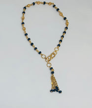 Load image into Gallery viewer, Black Beads and 22K GOLD