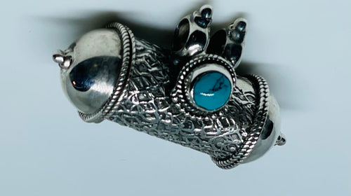 Taviz Pendant with Turquoise Gemstone