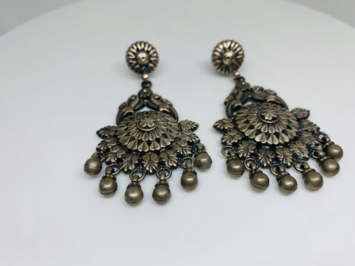 925 Silver Oxidized Earrings