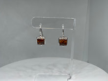 Load image into Gallery viewer, Natural Amber with Inclusions Earrings Handcrafted