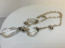 Load image into Gallery viewer, Natural Crystal Gemstone Necklace made in 925 Silver.