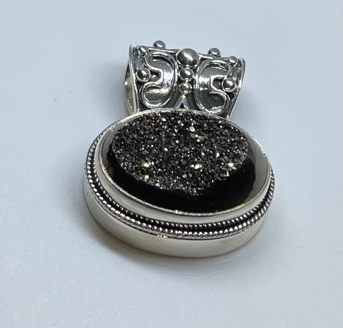 Designer pendant- Brazil Druze Gemstone