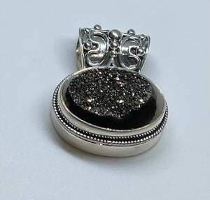 Designer pendant- Brazil Druze Gemstone