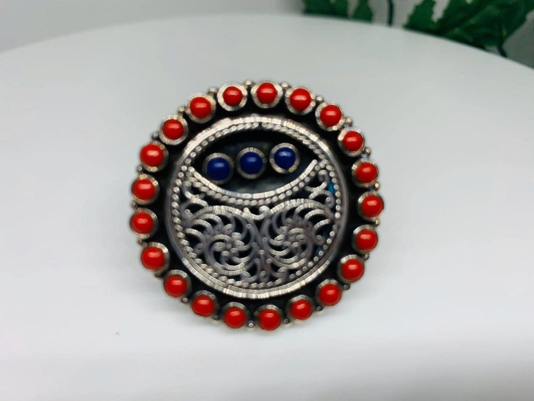 Round Ring 925 Silver Adjustable