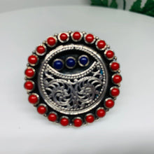 Load image into Gallery viewer, Round Ring 925 Silver Adjustable