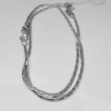Load image into Gallery viewer, Plain silver anklet