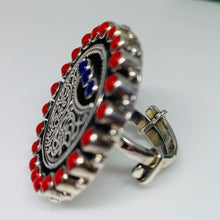 Load image into Gallery viewer, Round Ring 925 Silver Adjustable